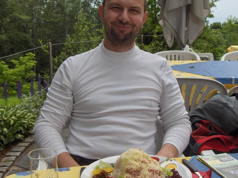 Holger mit Wurstsalat