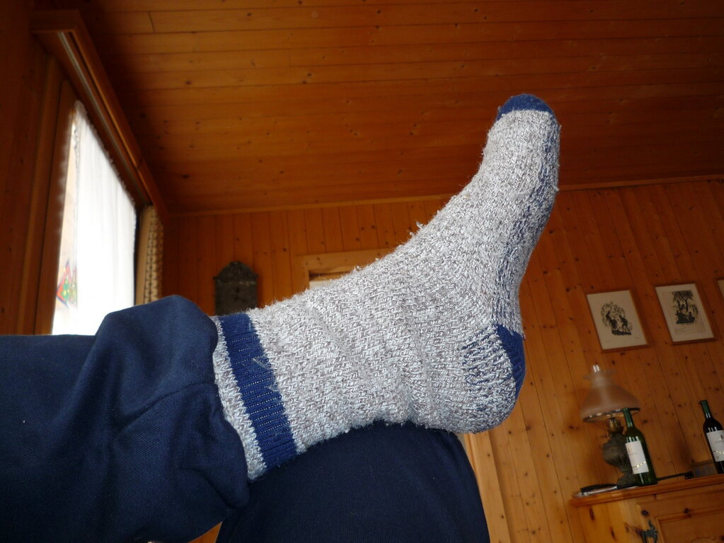 Dicke Socken, so kalt war's aber gar nicht