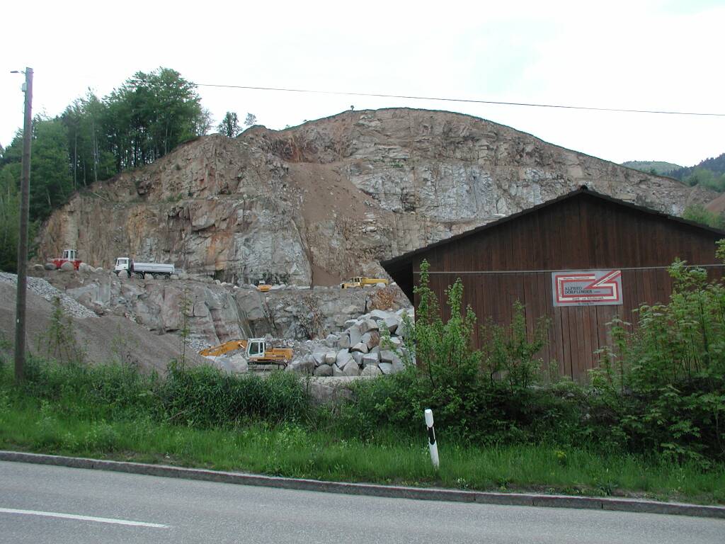 Steinbruch für Schwarzwälder Granit