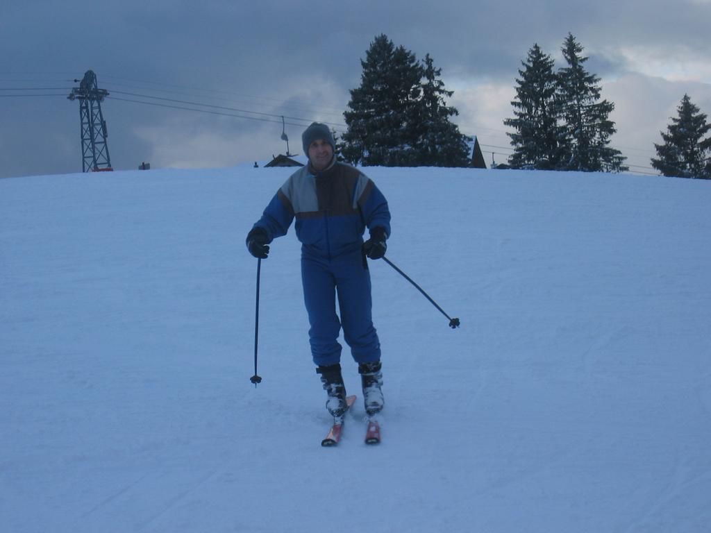 Chef auf Ski